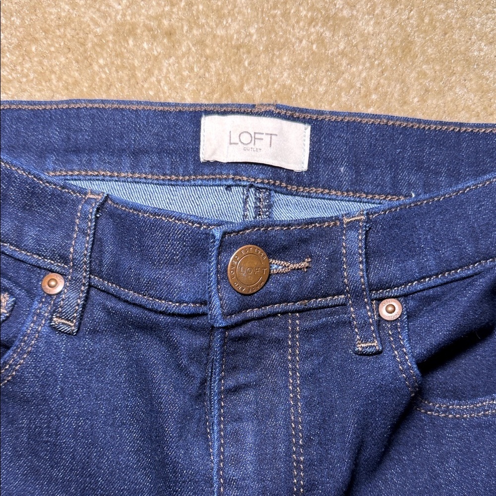 Loft‎ High Rise Skinny Jeans - Picture 3 of 6